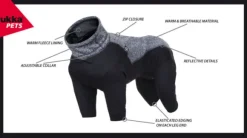 Rukka Subrima Knit Overall Black 35-45 cm