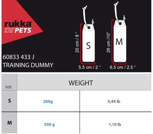 Rukka Training Dummy Yellow M