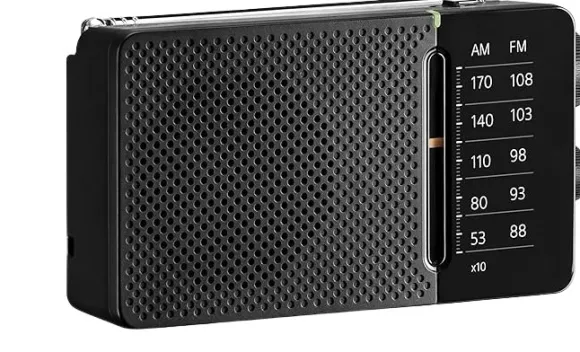 Sangean SR-36 Radio, musta