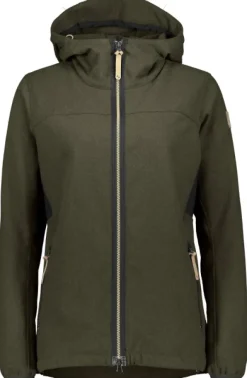 Sasta Kaarna Jacket naisten hybriditakki, tummanvihreä