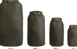 Savotta Rolltop Stuffsack Mesh pakkauspussi, 10L oranssi