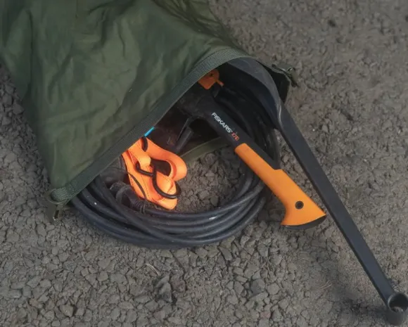 Savotta Rolltop Stuffsack 500D pakkauspussi, 60L, musta