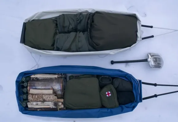 Savotta Rolltop Stuffsack 500D pakkauspussi, 60L, musta