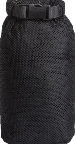 Savotta Rolltop Stuffsack Mesh pakkauspussi, 5L, musta