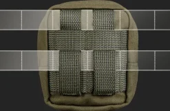 Savotta Zipped GP pouch 2x2 säilytyspussi, Green