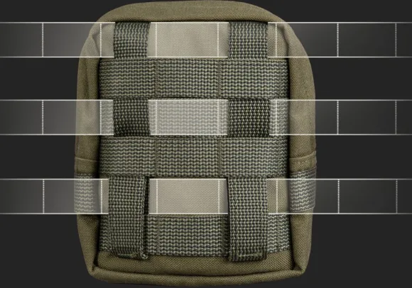 Savotta Zipped GP pouch 3x3 säilytyspussi, Black