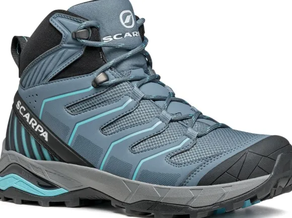 Scarpa Maverick Mid GTX naisten vaelluskengät, Storm Gray/Aqua