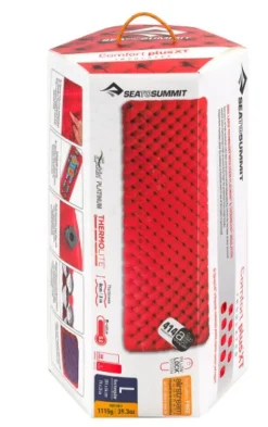 Sea To Summit Aircell Mat Comfort Plus Insulated Long -11°C Red Pump New