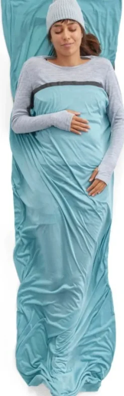 Sea To Summit Comfort Blend Sleeping Bag Liner Rectangular with Pillow Sleeve