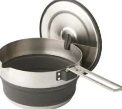 Sea To Summit Detour Stainless Steel Collapsible Pouring Pot kattila, 1.8L