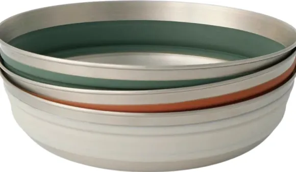 Sea To Summit Detour Stainless Steel Collapsible Bowl L Grey