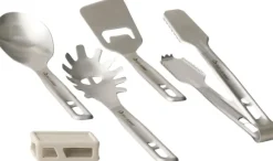 Sea To Summit Detour Stainless Steel Utensil Set keittiövälinesetti, neliosainen