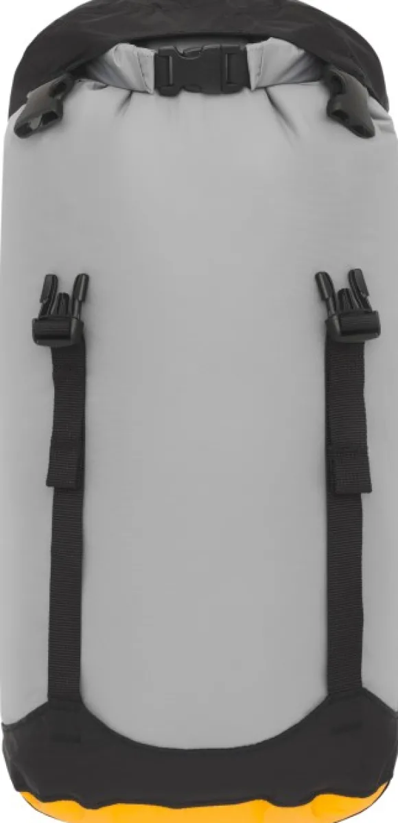 Sea To Summit Eco Evac Compression Drybag pakkauspussi, 8L, harmaa