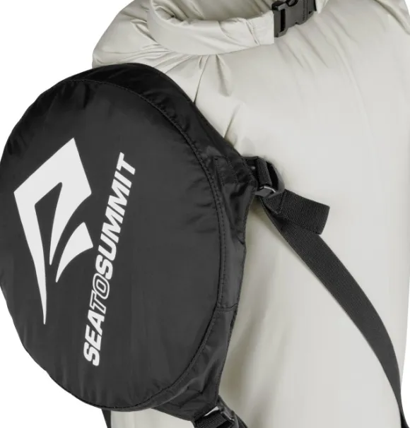 Sea To Summit Eco Evac Compression Drybag pakkauspussi, 8L, harmaa