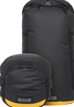Sea To Summit Eco Evac Compression Drybag Hd kuivapussi, musta, 35L