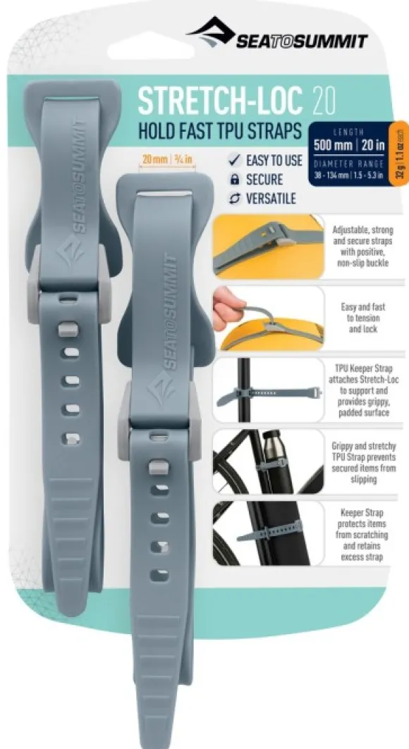 Sea To Summit Strap Stretch-Loc TPU 20x500 mm 2-pack Dusk