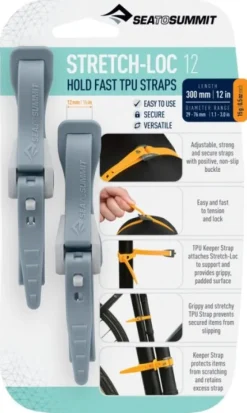 Sea To Summit Strap Stretch-Loc TPU 12x300 mm 2-pack Dusk