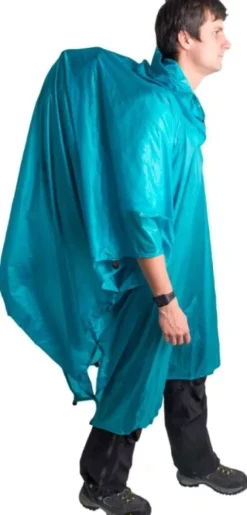 Sea to Summit Tarp Poncho 15D Ultra-Sil Nano 145X265 cm Blue