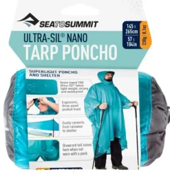 Sea to Summit Tarp Poncho 15D Ultra-Sil Nano 145X265 cm Blue