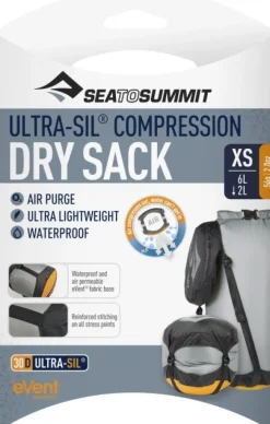 Sea To Summit Ultra-Sil eVent Compression Dry Sack XSmall 6L/2L Grey
