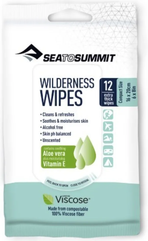 Sea To Summit Wilderness Wipes Compact 12-Pack