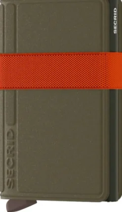 Secrid Bandwallet Liba lompakko, vihreä/oranssi