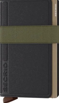Secrid Bandwallet Liba lompakko, musta/oliivinvihreä