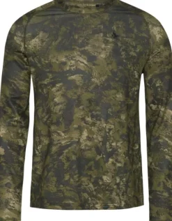 Seeland Active Camo L/S T-Shirt Invis Green