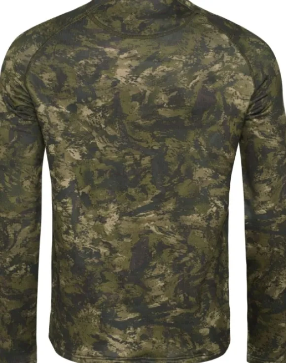 Seeland Active Camo L/S T-Shirt Invis Green