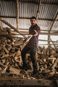 Seeland Hemlock Trouser metsästyshousut, Pine Green/Grizzly Brown