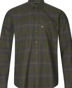 Seeland Highseat Shirt flanellipaita, tummanvihreä