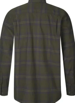 Seeland Highseat Shirt flanellipaita, tummanvihreä