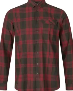 Seeland Highseat Shirt paita, Red Forest Check