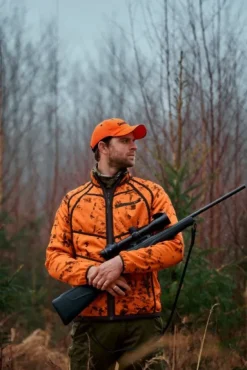 Seeland M's Vantage Reversible Fleece Pine Green/InVis Orange Blaze