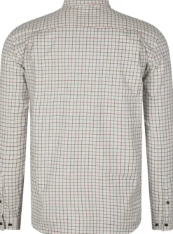 Seeland Oxford Shooting Shirt paita, Grape Leaf/Terracotta Check