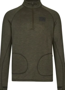 Seeland Peak Half-Zip Pine Green Melange