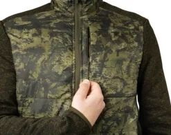 Seeland Theo Hybrid Jacket takki, camo/vihreä