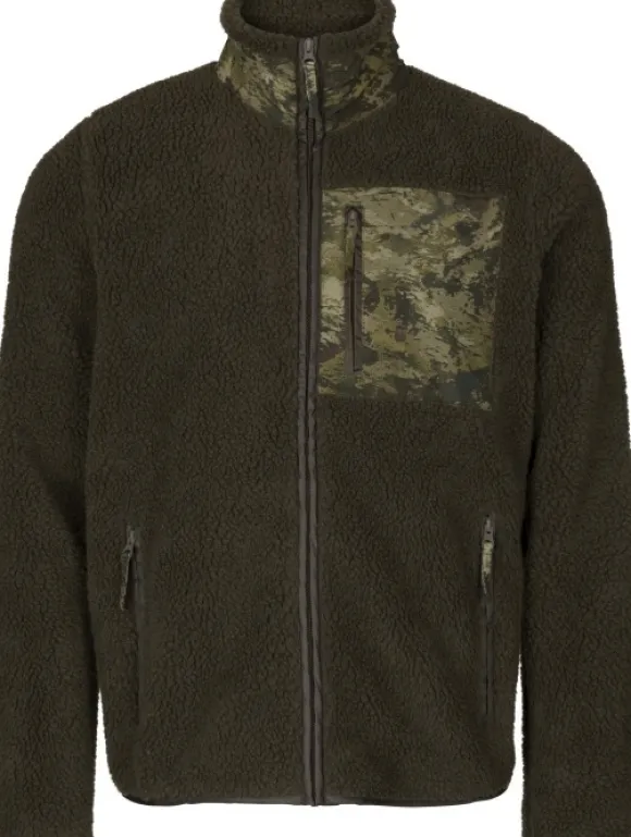 Seeland Zephyr Camo Fleece fleecetakki, Grizzly Brown