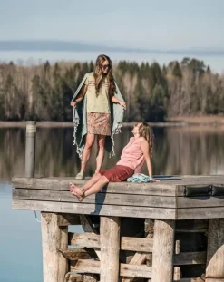 Skhoop Frideborg Knee Skirt Green