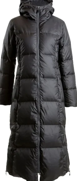Skhoop Hella Down Coat pitkä untuvatakki, musta