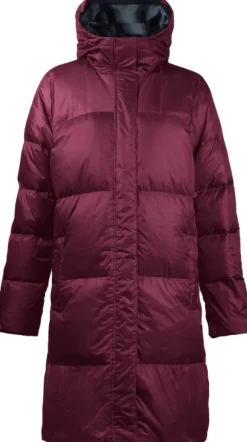 Skhoop Sonja Down Coat naisten untuvatakki, Ruby Red