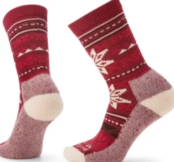 Smartwoo Everyday Cozy Lodge Crew naisten sukat, punainen