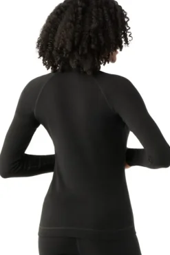 Smartwool Classic Thermal Merino 1/4 Zip + Bottom naisten kerrasto, musta