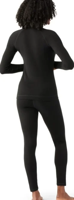 Smartwool Classic Thermal Merino 1/4 Zip + Bottom naisten kerrasto, musta