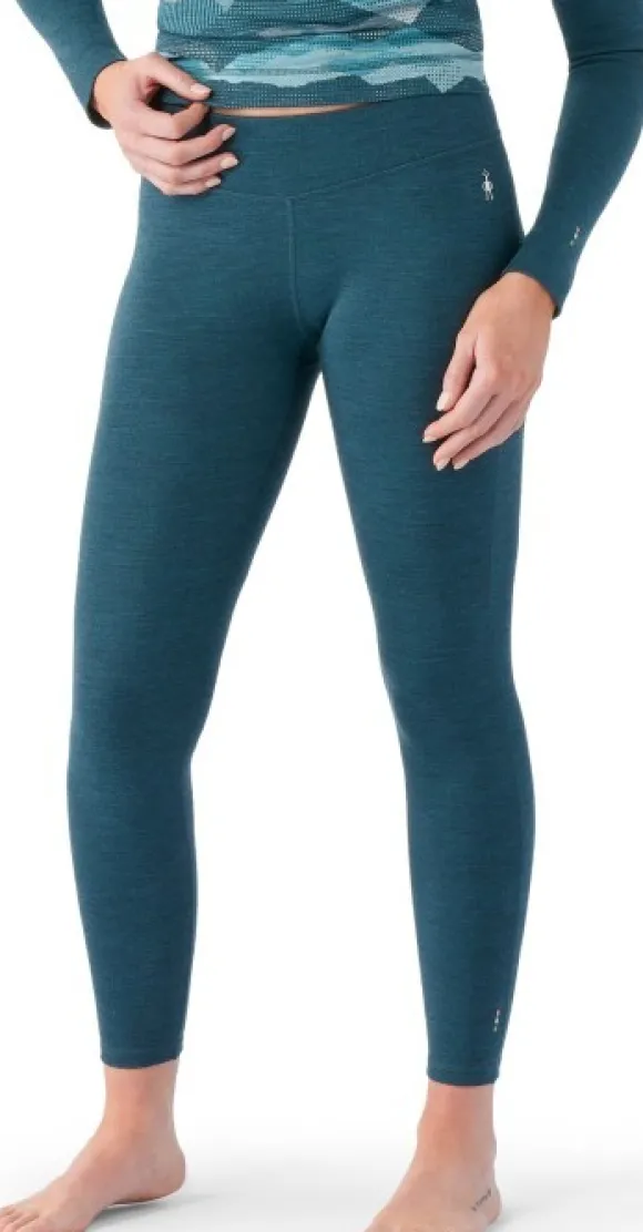 Smartwool Classic Thermal Merino 1/4 Zip naisten merinokerrasto, petrooli