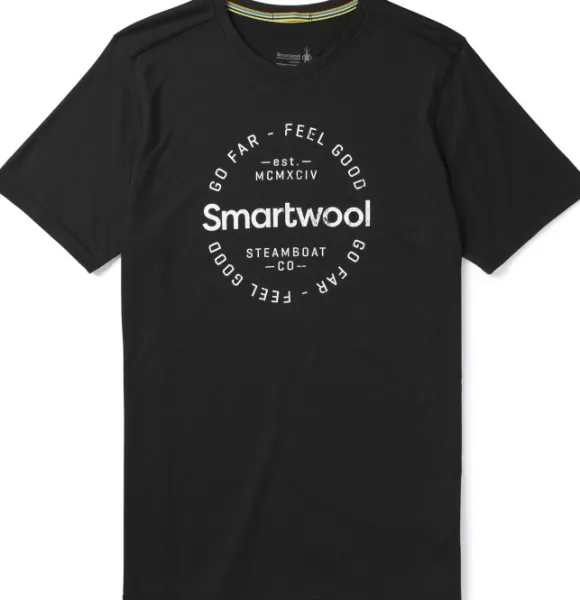Smartwool MS150 Go Far Feel Good Tee t-paita, musta