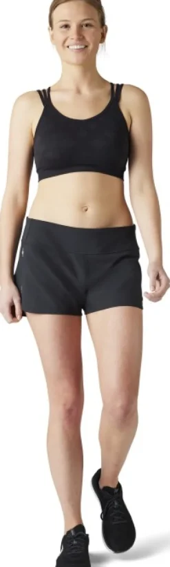 Smartwool Seamless Strappy Bra saumattomat urheilurintaliivit, musta