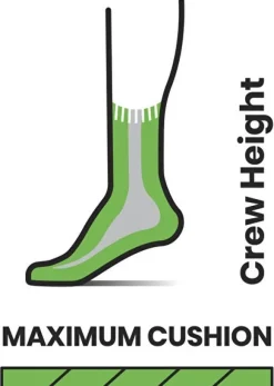 Smartwool W's Classic Mountaineer Maximum Cush Crew Light Grey