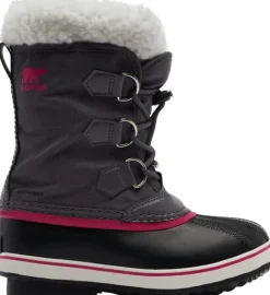 Sorel Kids Yoot Pac Nylon WaterProof lasten talvikenkä, pinkki/musta
