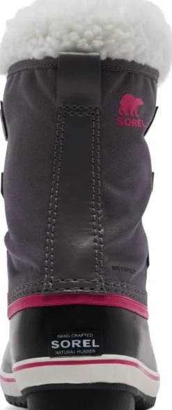 Sorel Kids Yoot Pac Nylon WaterProof lasten talvikenkä, pinkki/musta